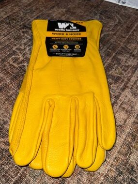 Wells Lamont Men’s Yellow Work Gloves